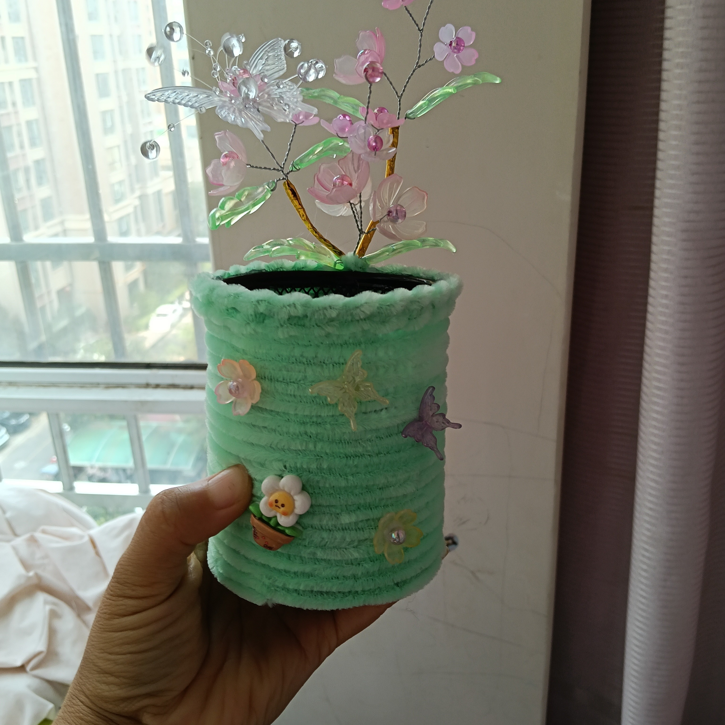 教师节礼物实用高档笔筒花束红笔手工diy送女老师幼儿园