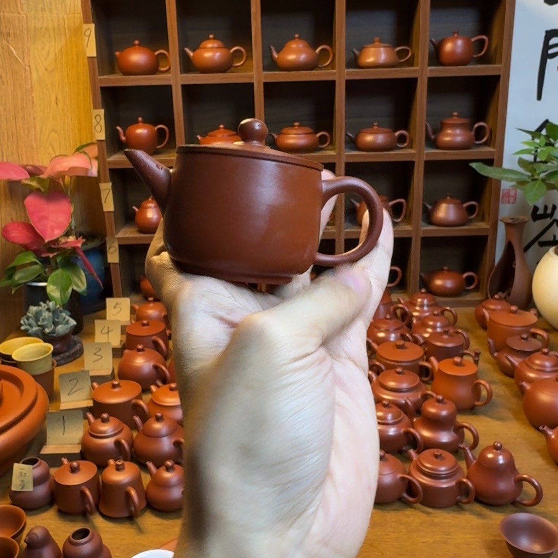 紫砂茶壶潮州朱泥壶汉瓦80c