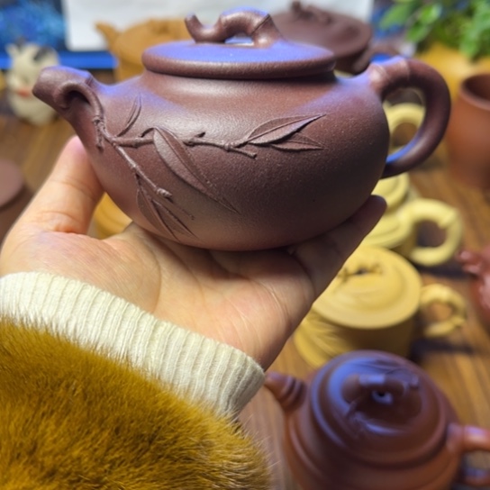 ༺***༻宜兴紫砂壶精工半手