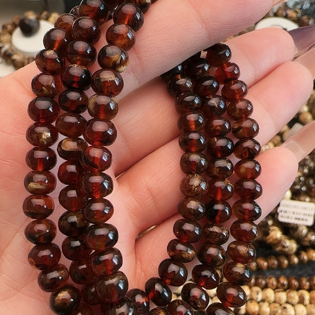 琥珀未镶嵌手链抚顺琥珀