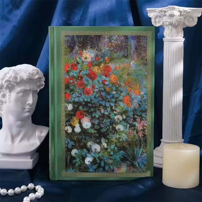 【暮野鎏金】一本 112张100克纸张A5硬壳横线鎏金精装本