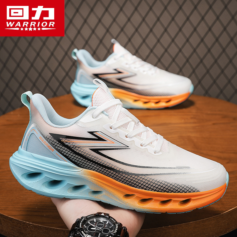 回力男鞋夏季透气2025新款运动轻便软底减震跑步休闲网面学生潮鞋