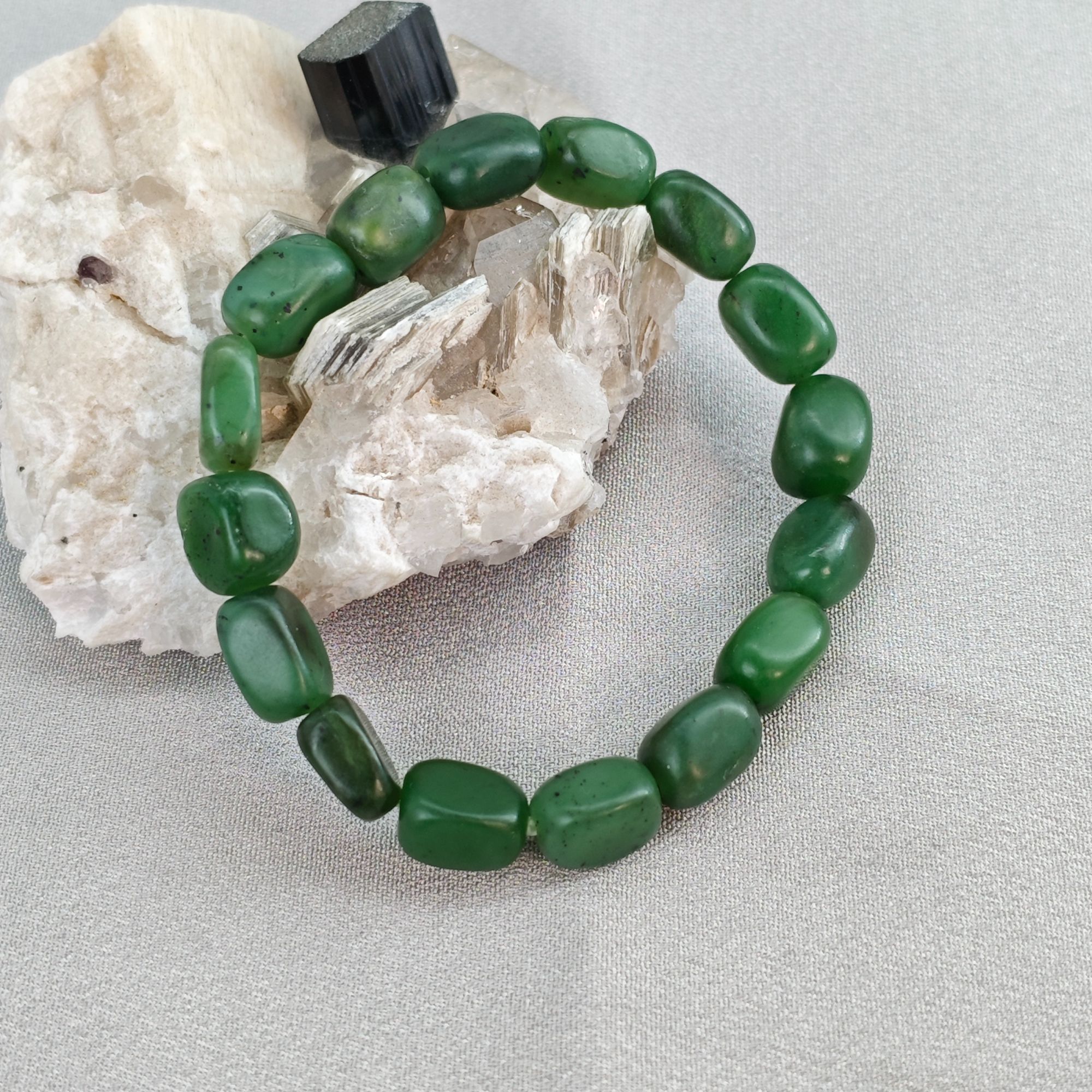 [巴基斯坦碧玉]随型手串/HGQ-BYSC-67（多样性发货）