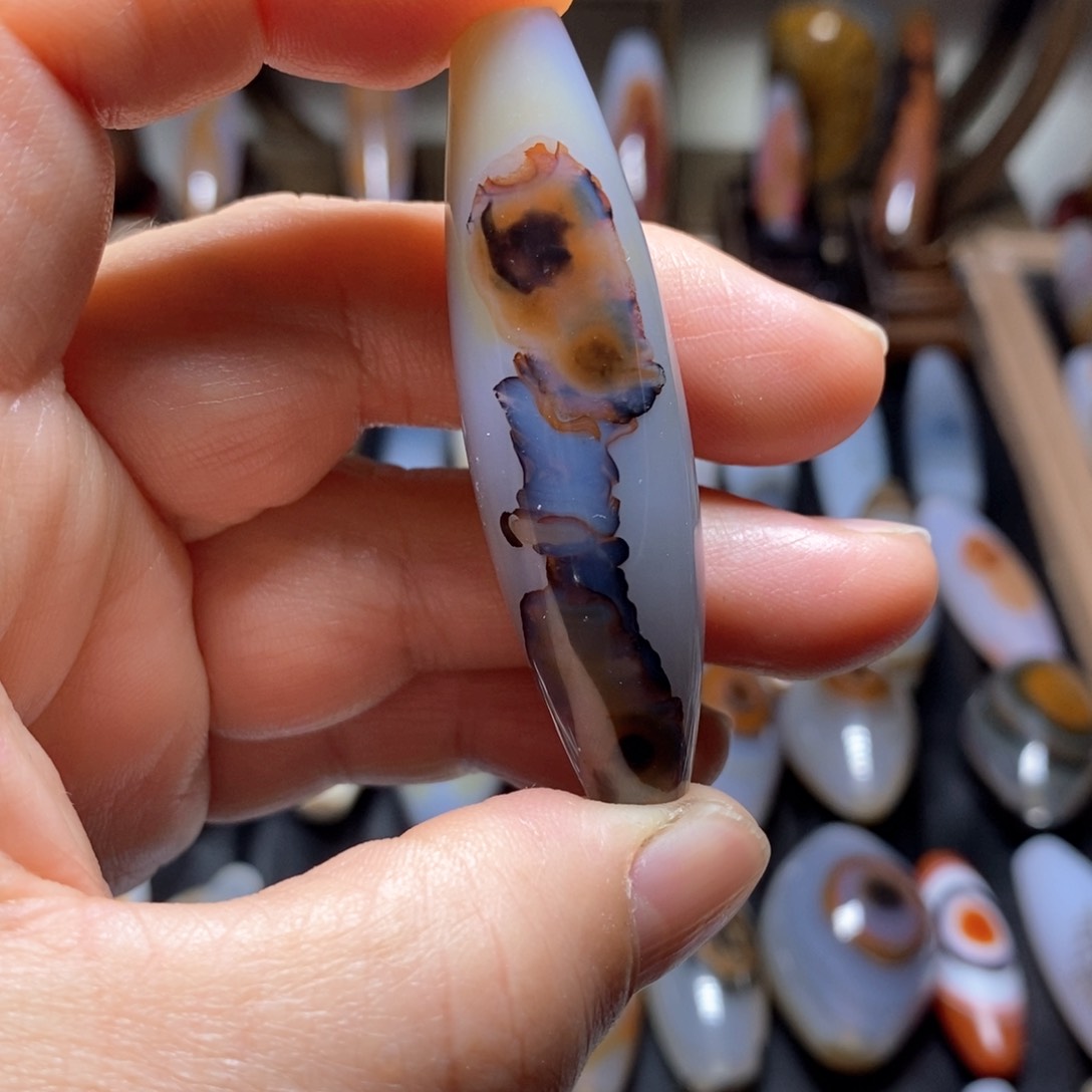 玛瑙/玉髓吊坠(不含链)未镶嵌