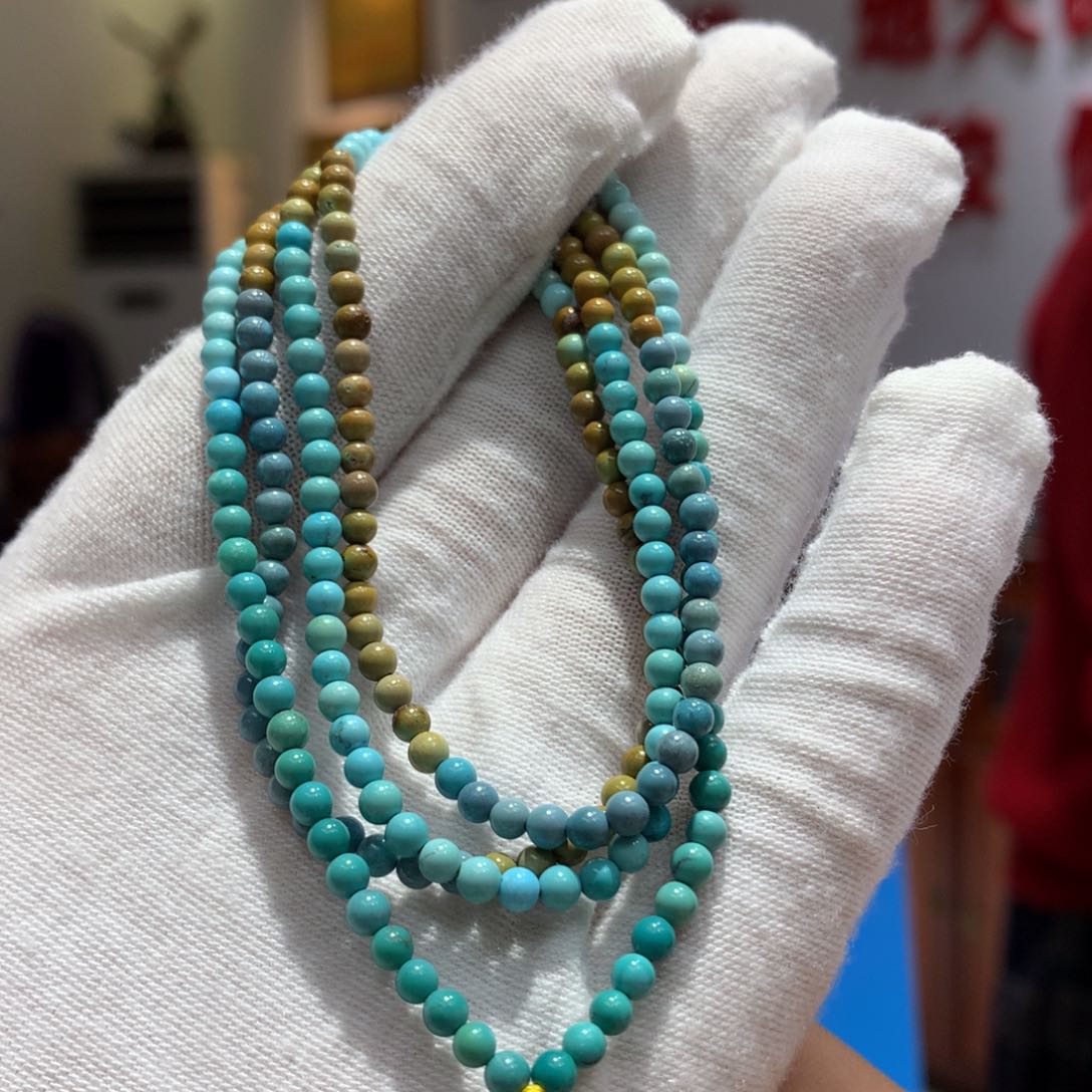 绿松石长链未镶嵌