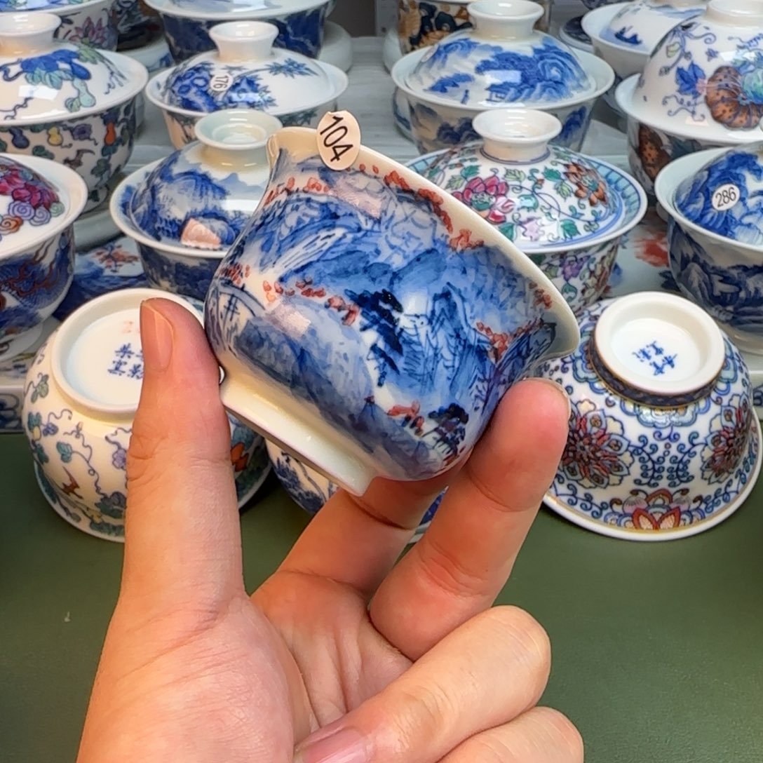 彦祖纯手工手绘茶具104