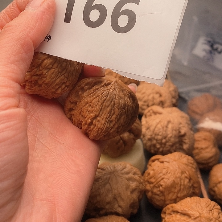 文玩核桃吊坠超*生泥鳅背166