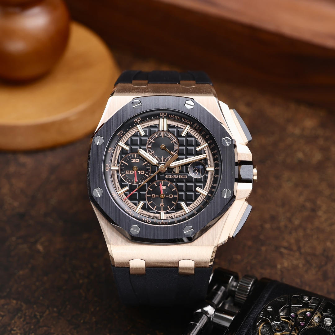 95新 Audemars Piguet/爱彼 26401RO. 陶瓷圈 44mm 2020年保卡