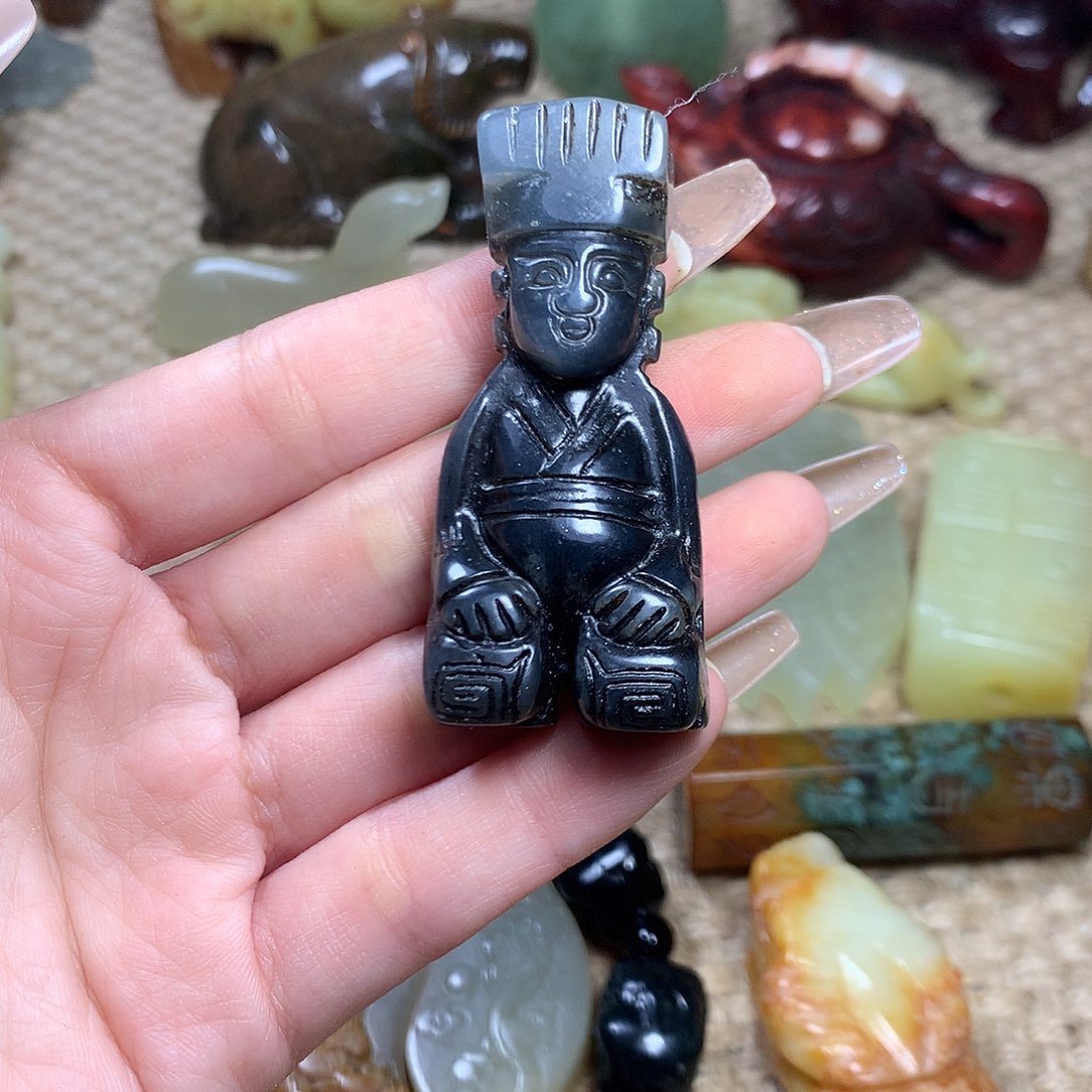 白玉菩提吊坠挂件