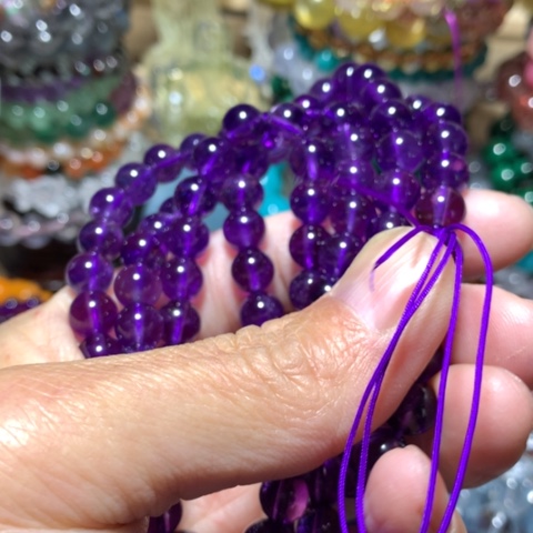 水晶佛珠未镶嵌法*8佛珠668一条