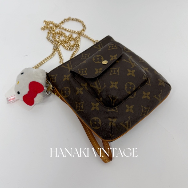 95新 LouisVuitton/路易威登 花绮二店/LV老花手拿包/95新