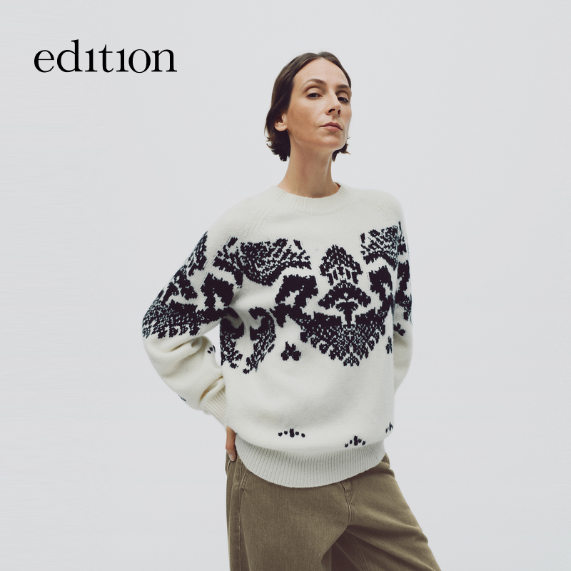 edition周二上新费尔岛套头毛衣EBE4SWT041