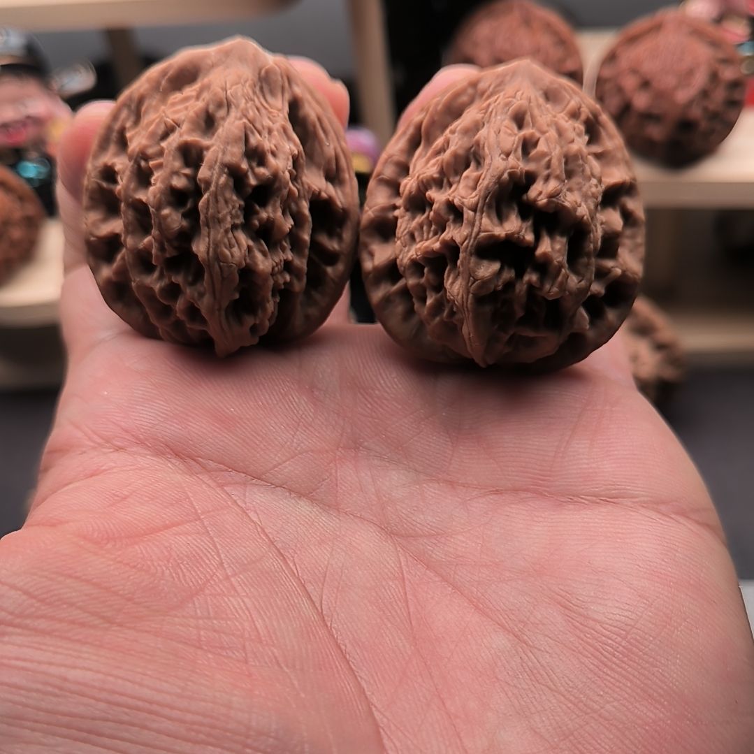 繁***※文玩核桃吊坠虎头