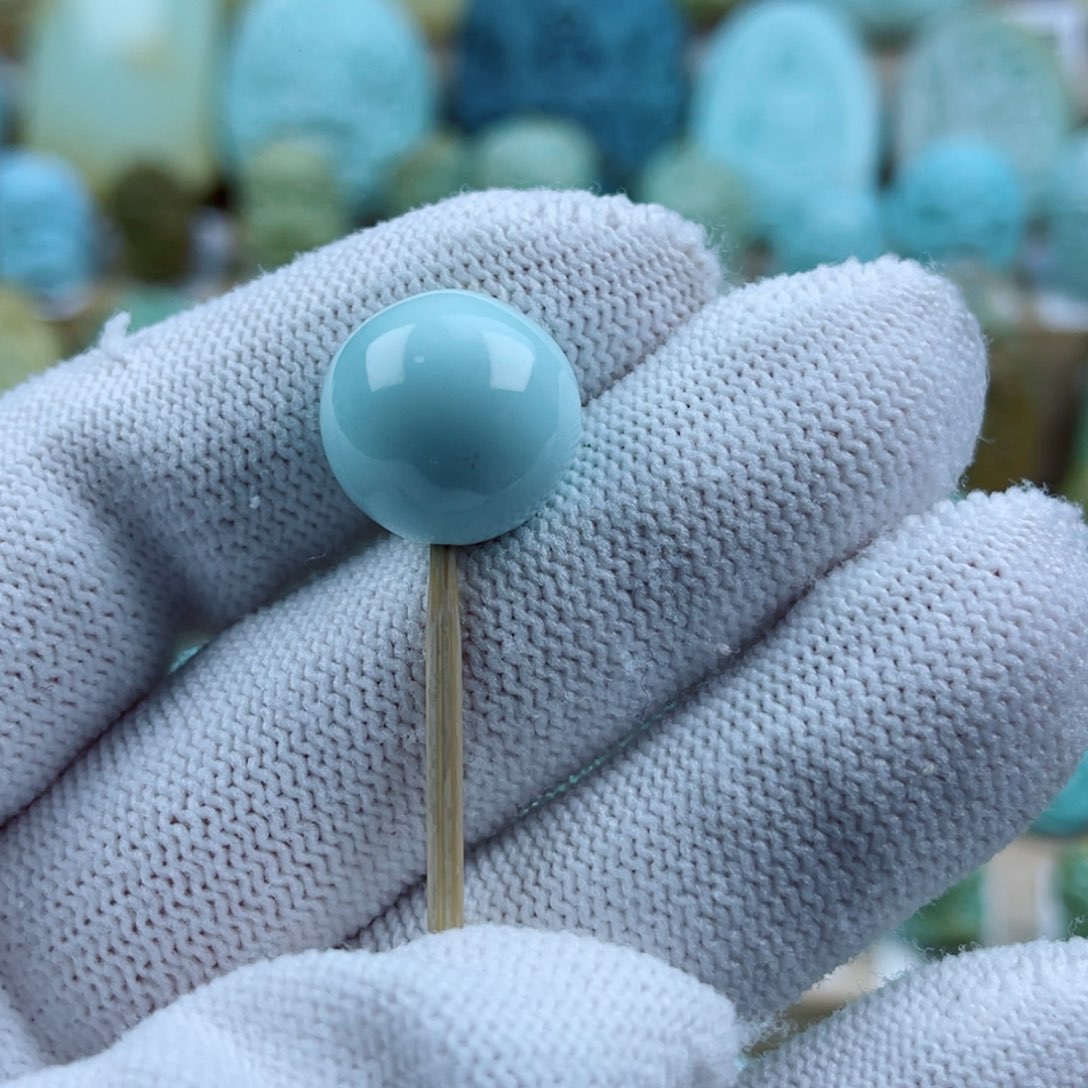 绿松石未镶嵌珠宝奇石15mm