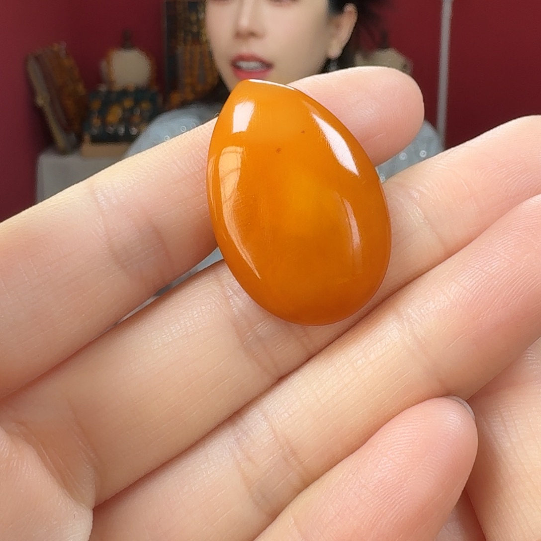 蜜蜡银S925镶嵌手链戒指