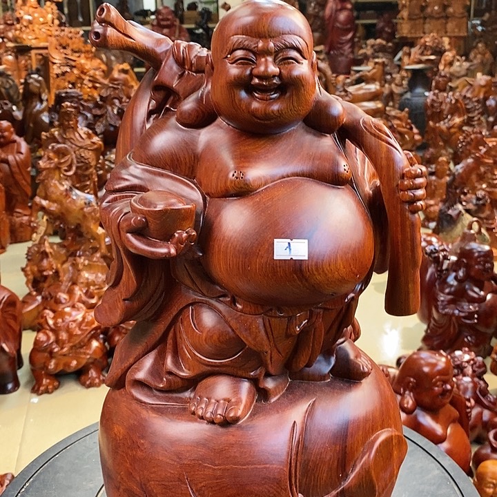 大果紫檀（缅甸花梨）缅甸花梨木弥勒40