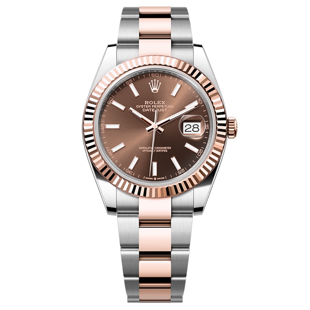 99新 Rolex/劳力士 21年全套/劳力士日志型126331咖盘