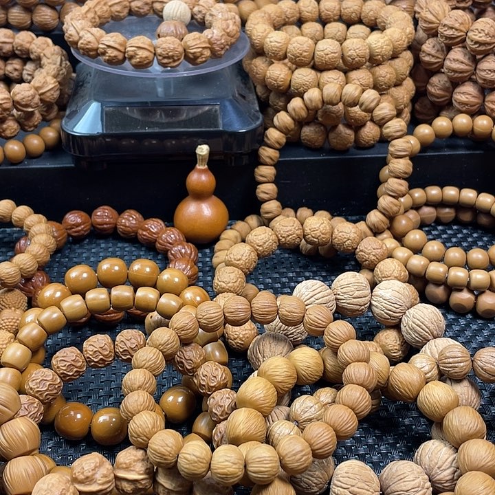 猴头核桃手串沒*惱猴头核桃