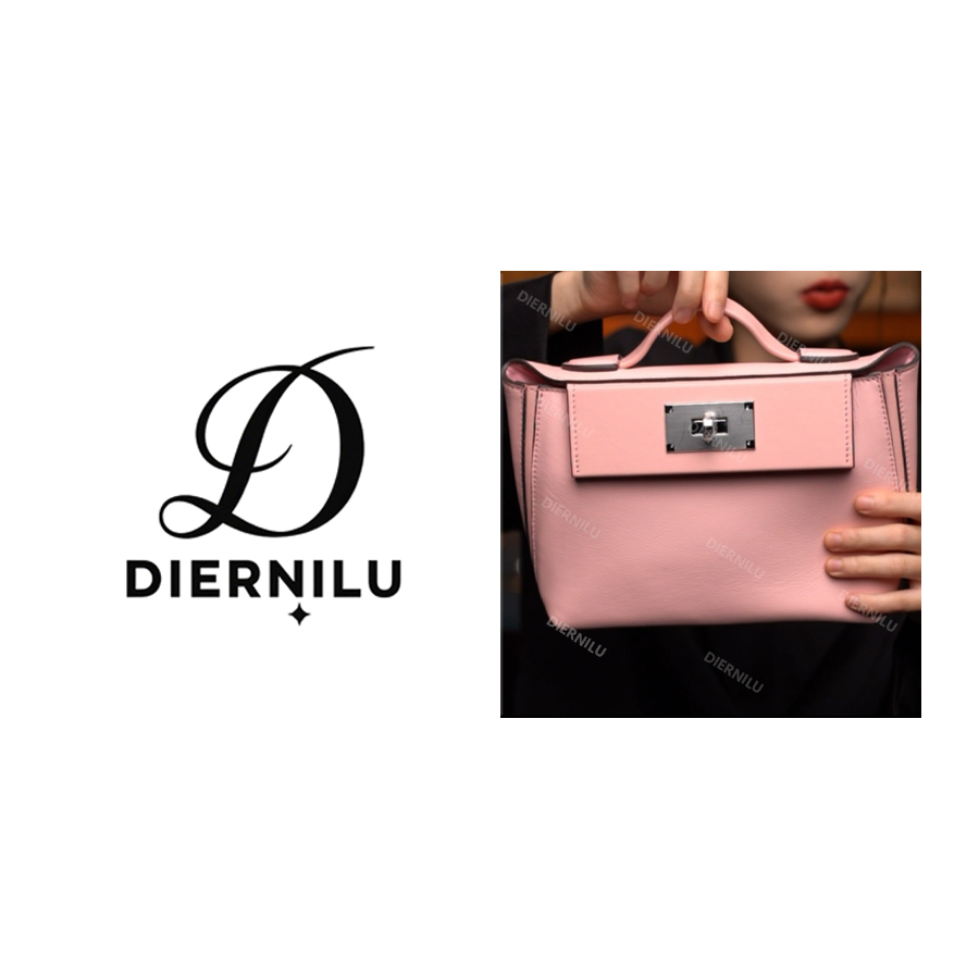 DIERNILU/21cm 原创高定真皮包-H1333