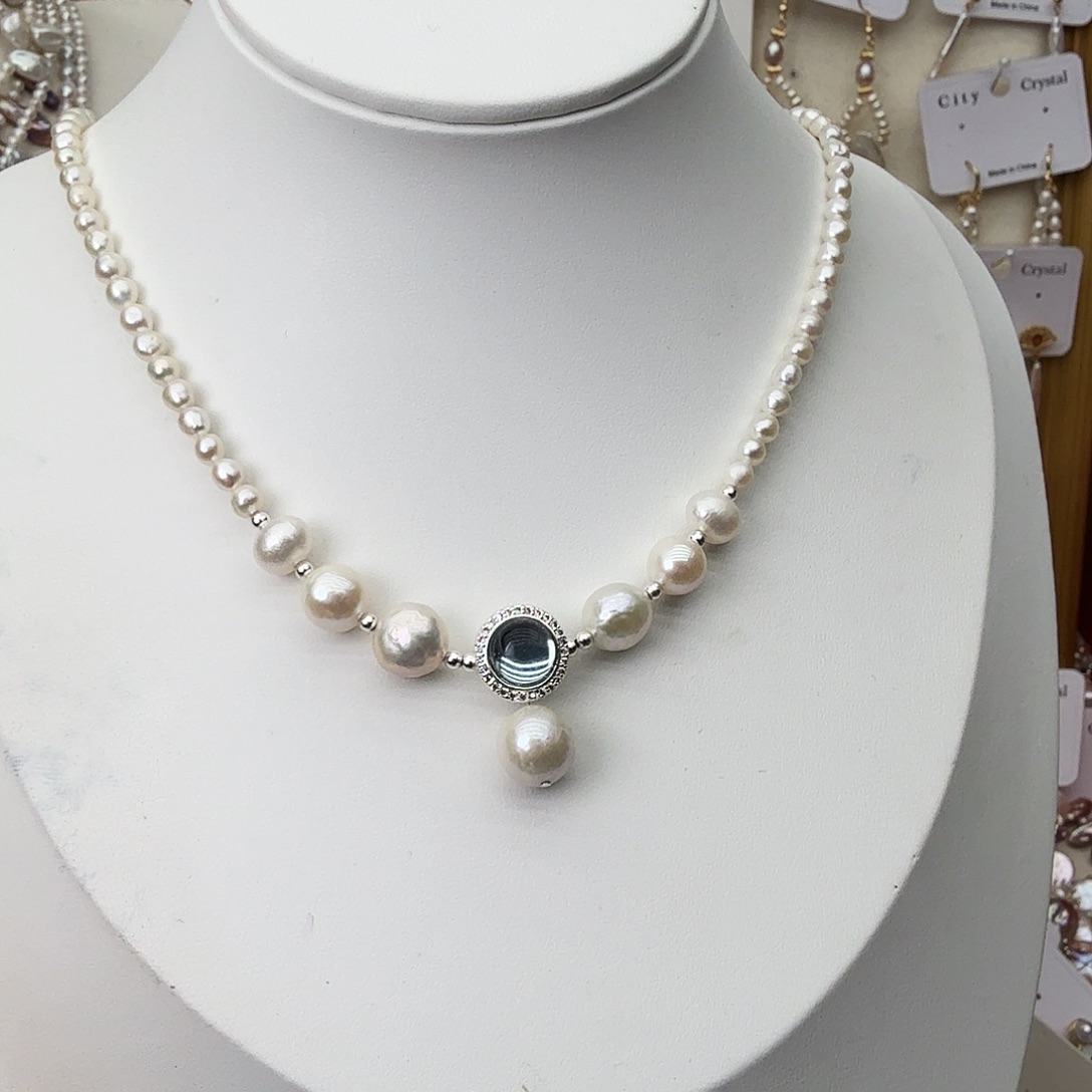 颈饰未镶嵌淡水珍珠
