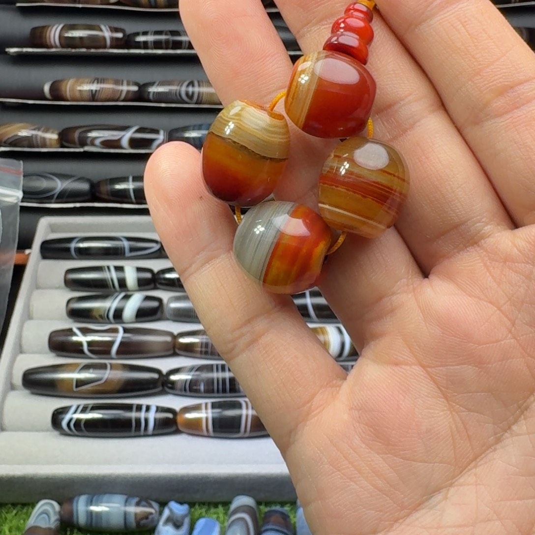 玛瑙/玉髓未镶嵌吊坠(不含链)