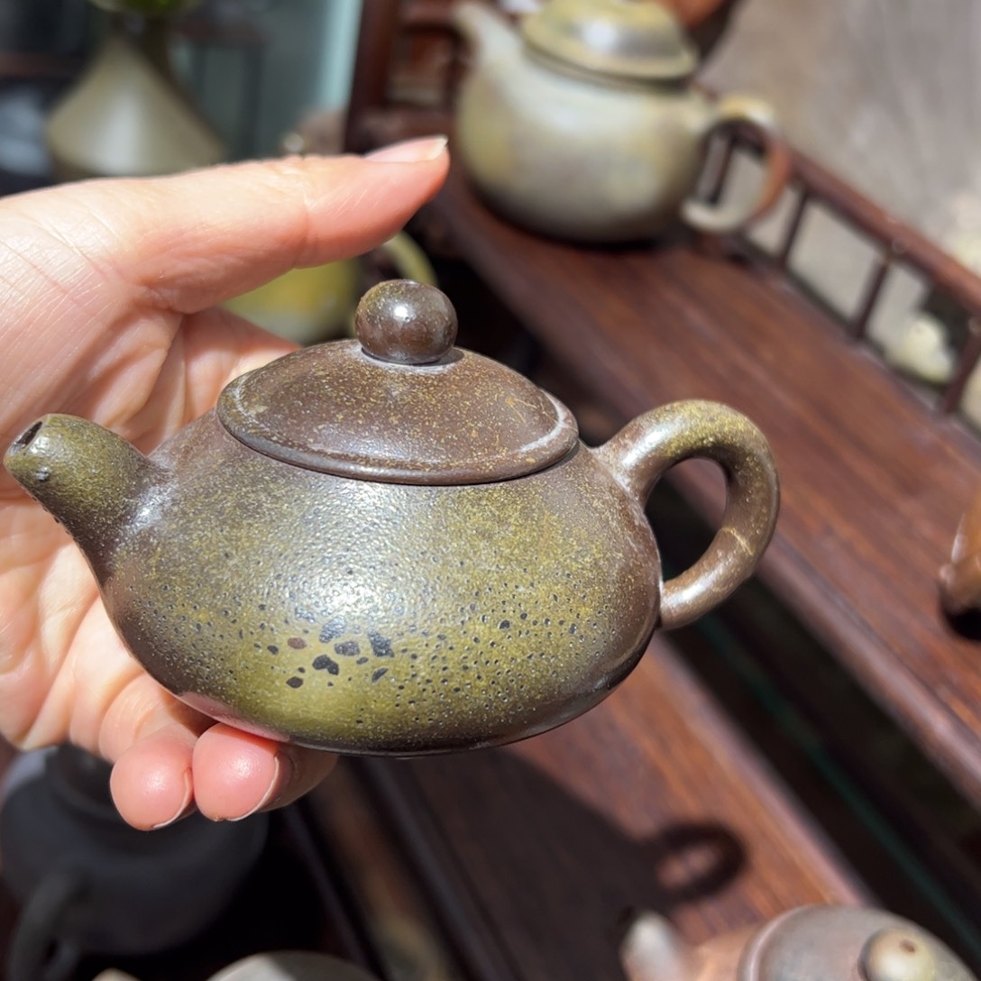 贵台龙窑柴烧茶壶A86