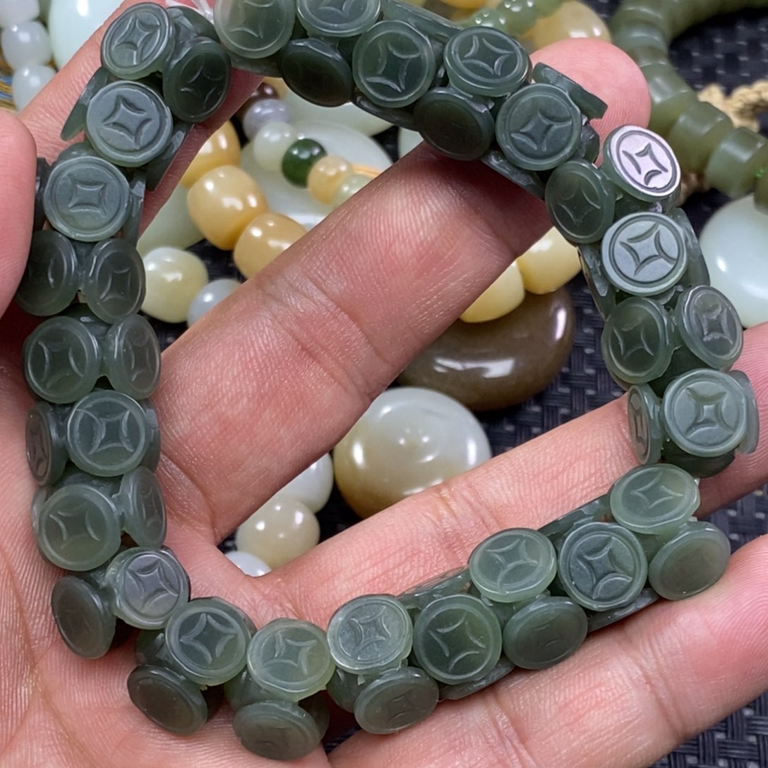 和田玉手链未镶嵌