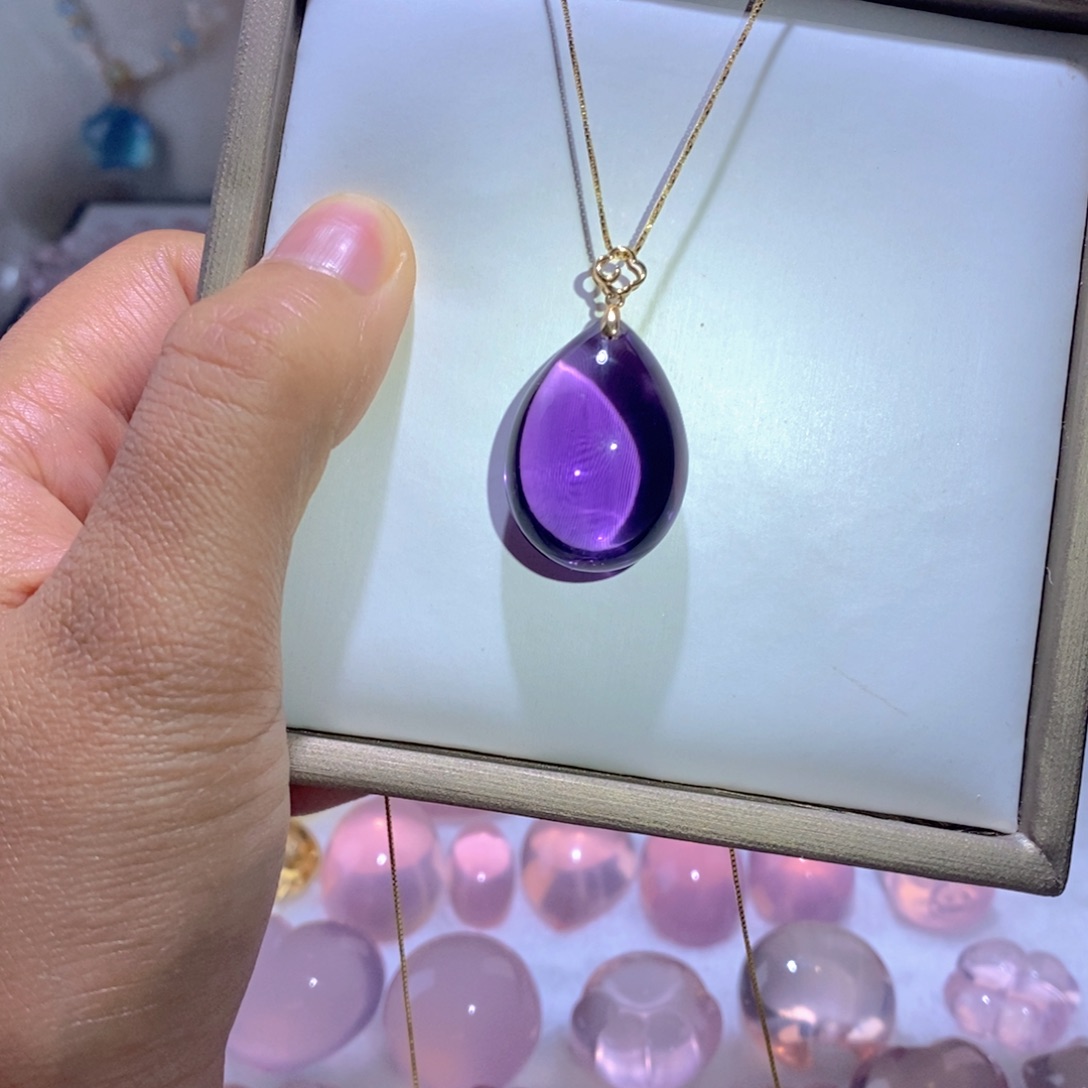 未镶嵌水晶珠宝半成品水晶