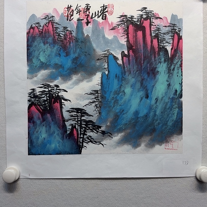 国画姜国华国画作品
