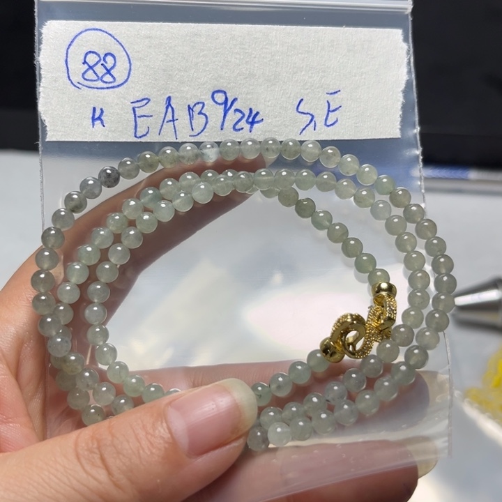 未镶嵌定制翡翠项链