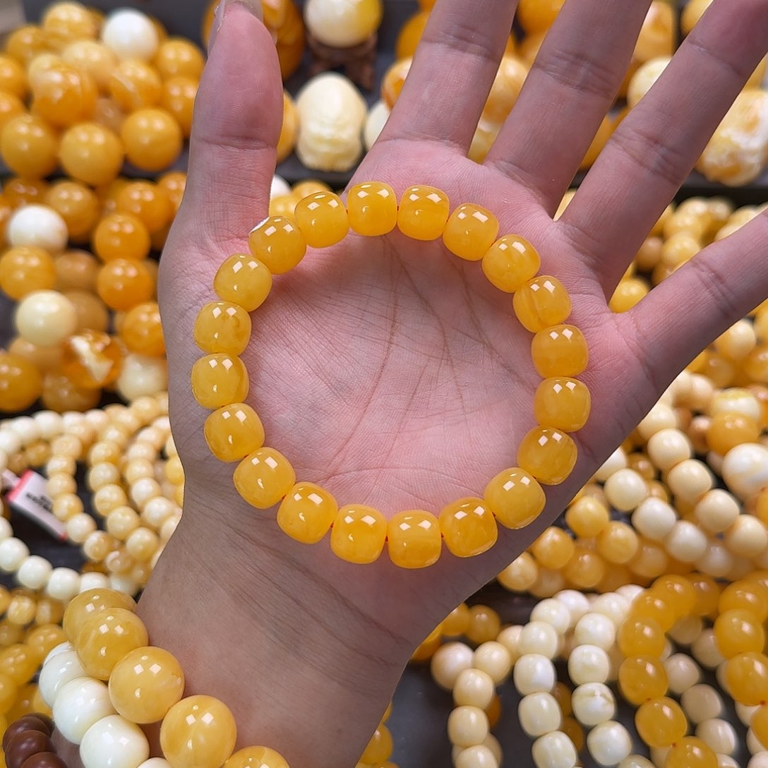 蜜蜡未镶嵌珠宝奇石同料12mm