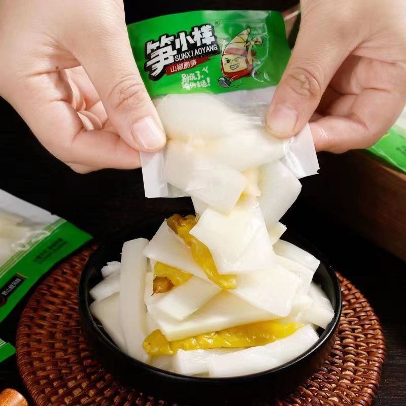 笋小样山椒脆笋泡椒竹笋尖笋条片小包装解馋小零食休闲小吃食品