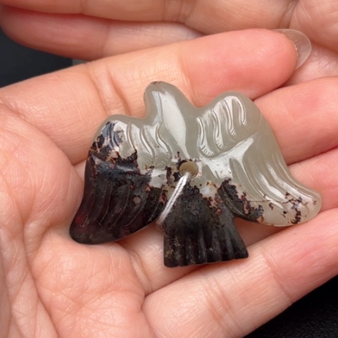 和田玉挂件未镶嵌子*