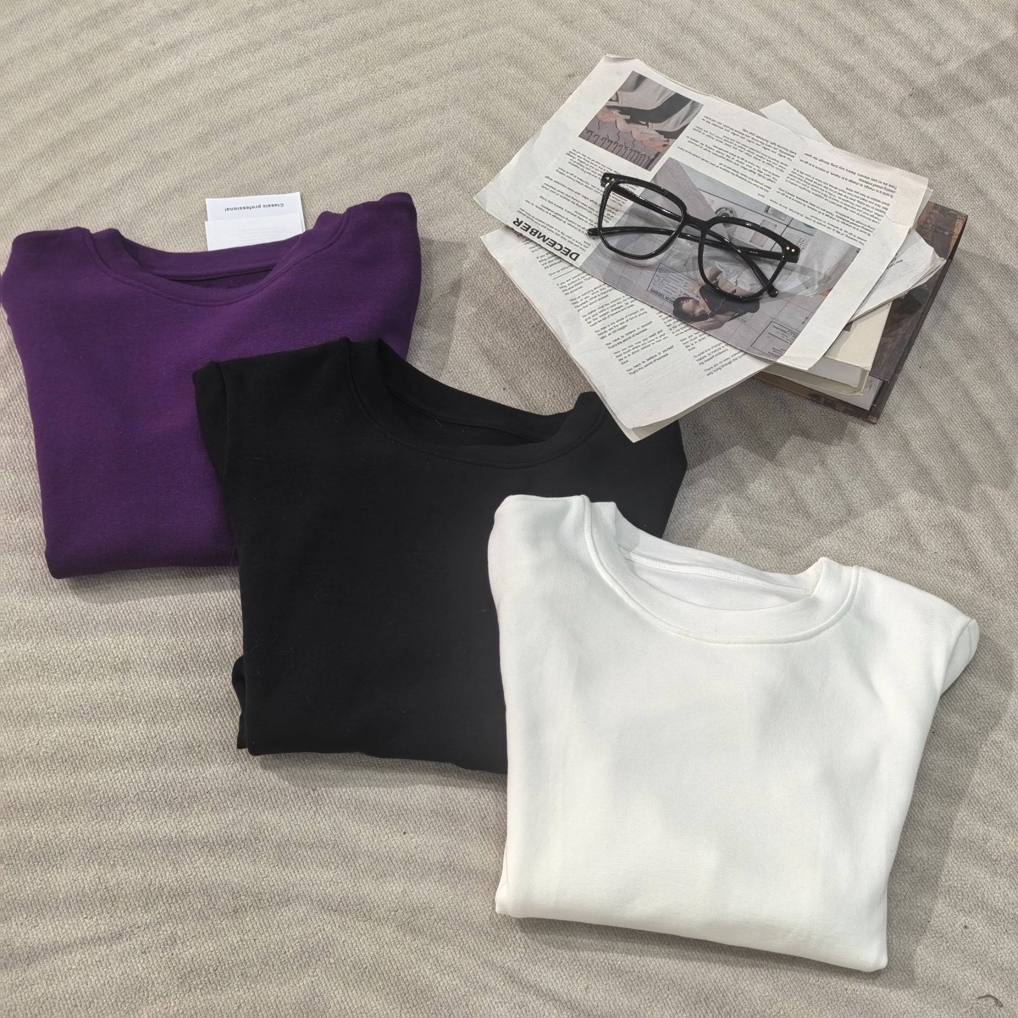 G衣长51    39350【冬日秘语】加绒打底上衣