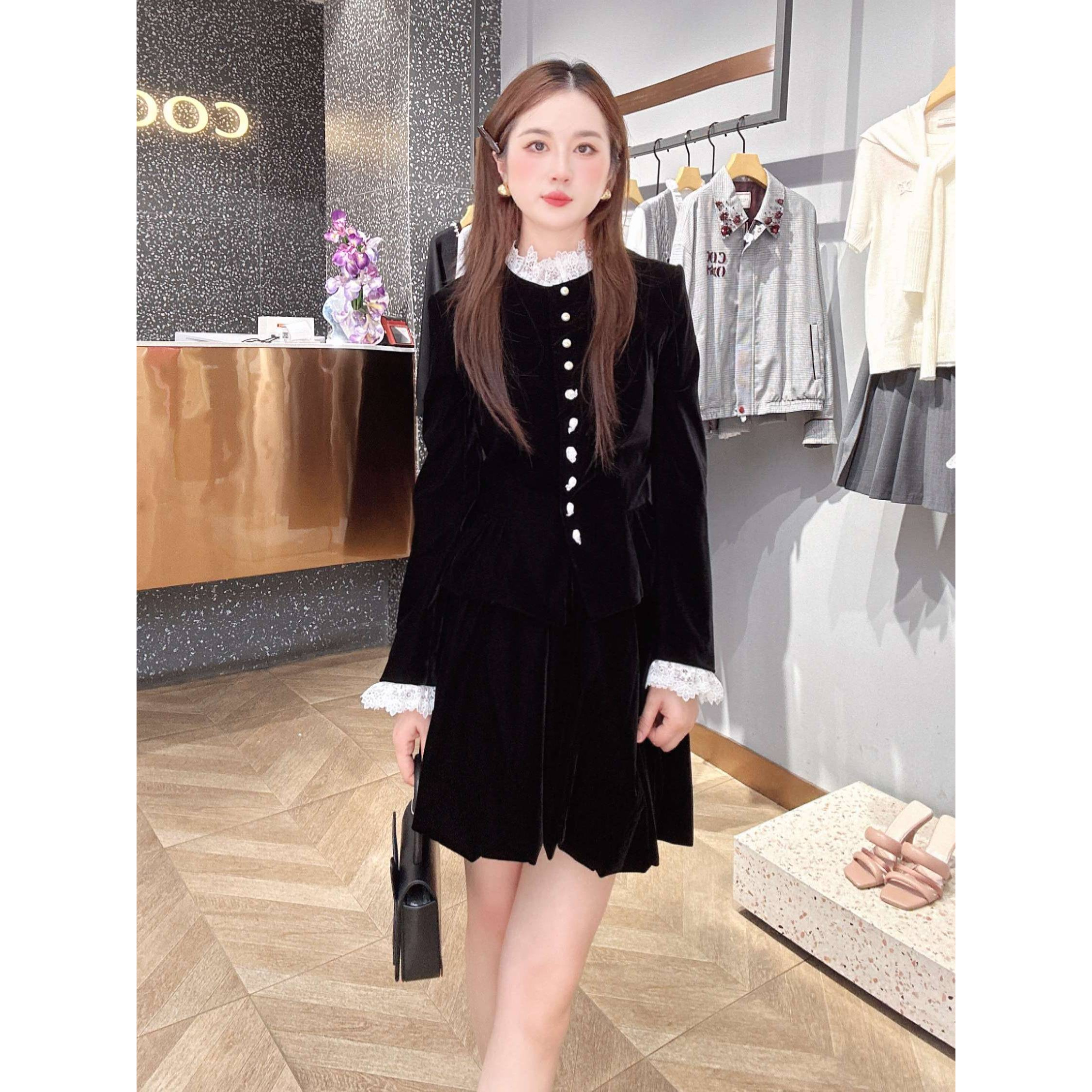 COCOON 可可尼 简约小香风短外套25年秋25308BFO72074——3688