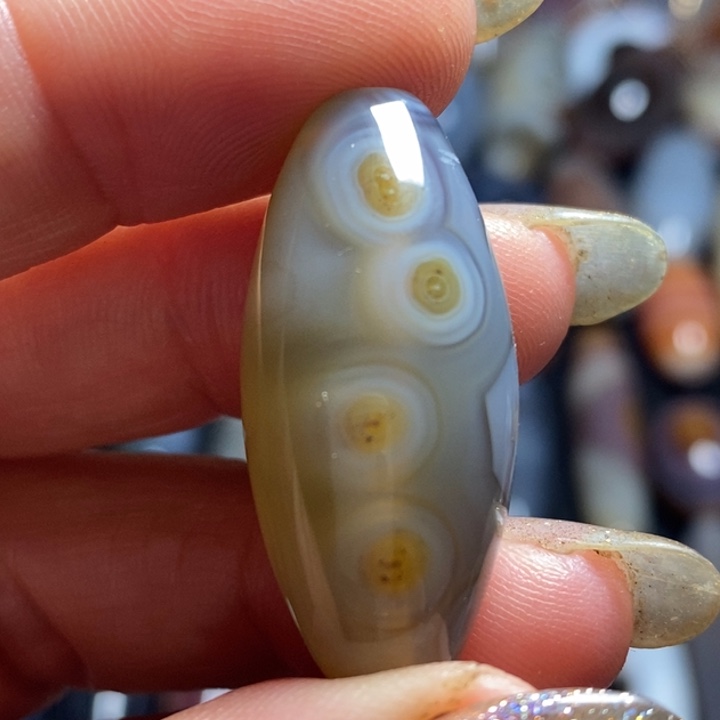 合金颈饰玛瑙/玉髓宝*
