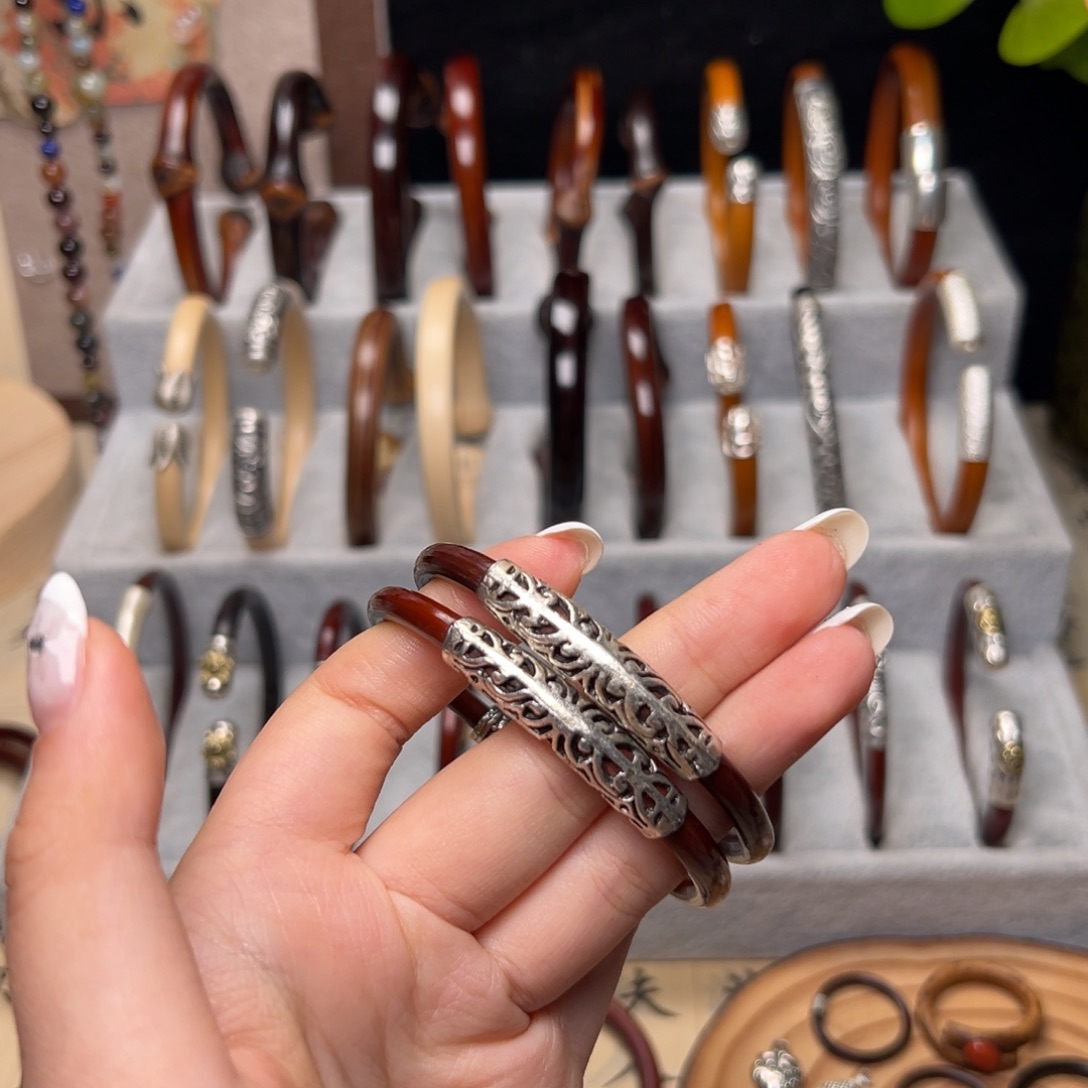 泡***泥手串/手链藤类藤镯鸡血藤手镯造型