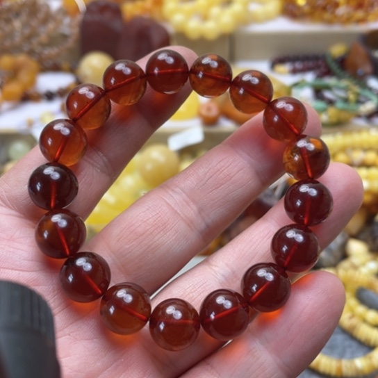 未镶嵌蜜蜡手串手串