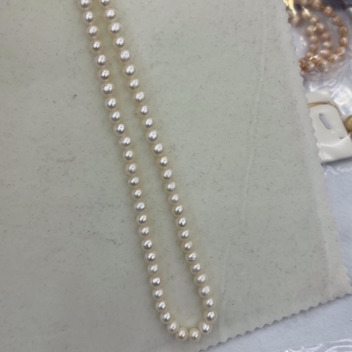 淡水珍珠颈饰银S925镶嵌501