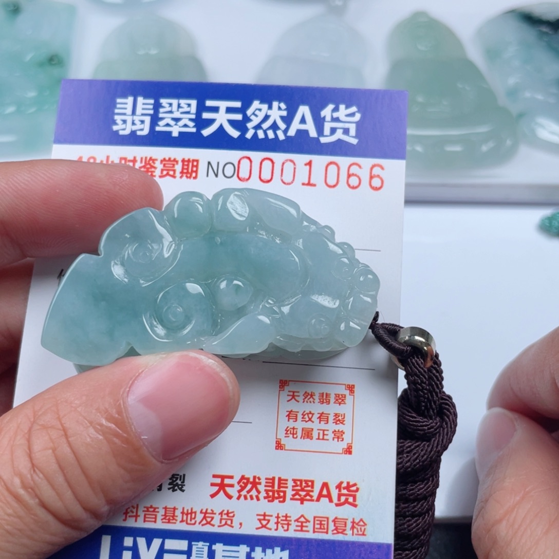 颈饰未镶嵌翡翠      