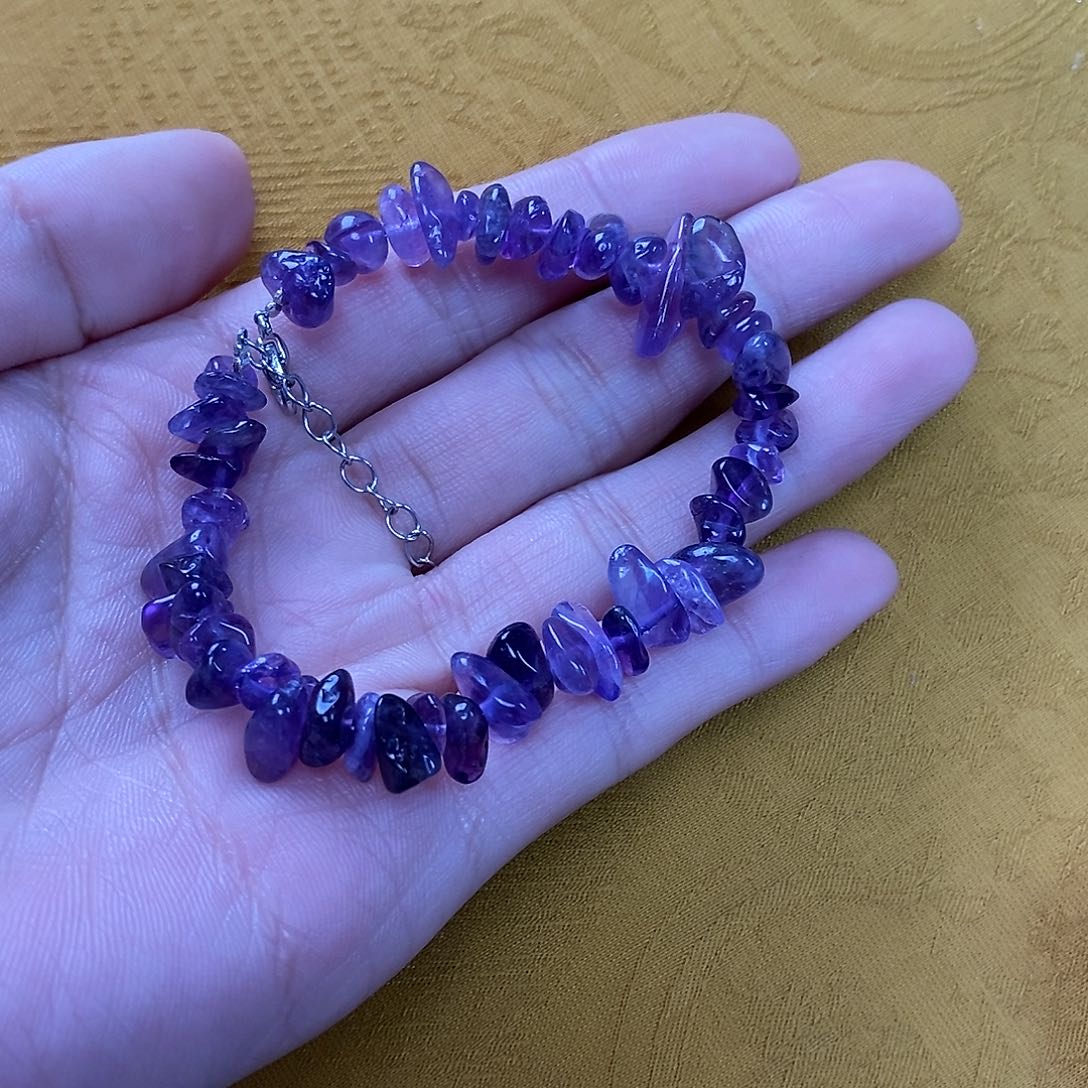 紫晶手绳未镶嵌手串