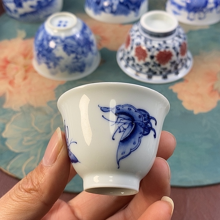 杯现代景德镇全手工全手绘茶具168888