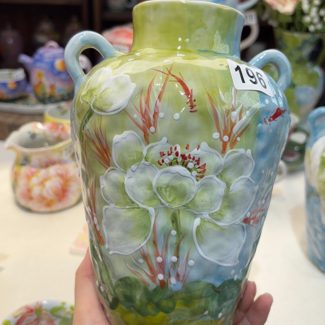 景德镇手绘高温釉下彩陶瓷茶具