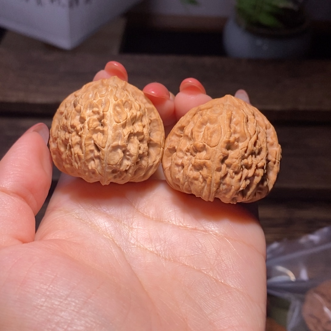 吊坠文玩核桃全品36三角白