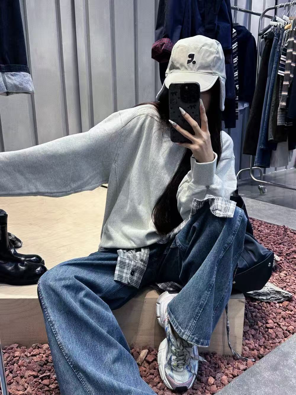 2025秋冬新款【600-699】#编码欧日韩货女装休闲宽松百搭时尚潮流