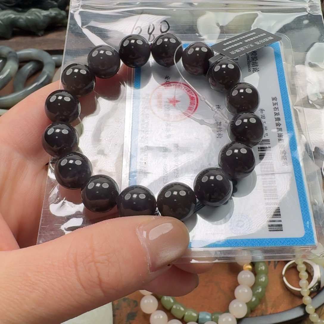 和田玉手串未镶嵌