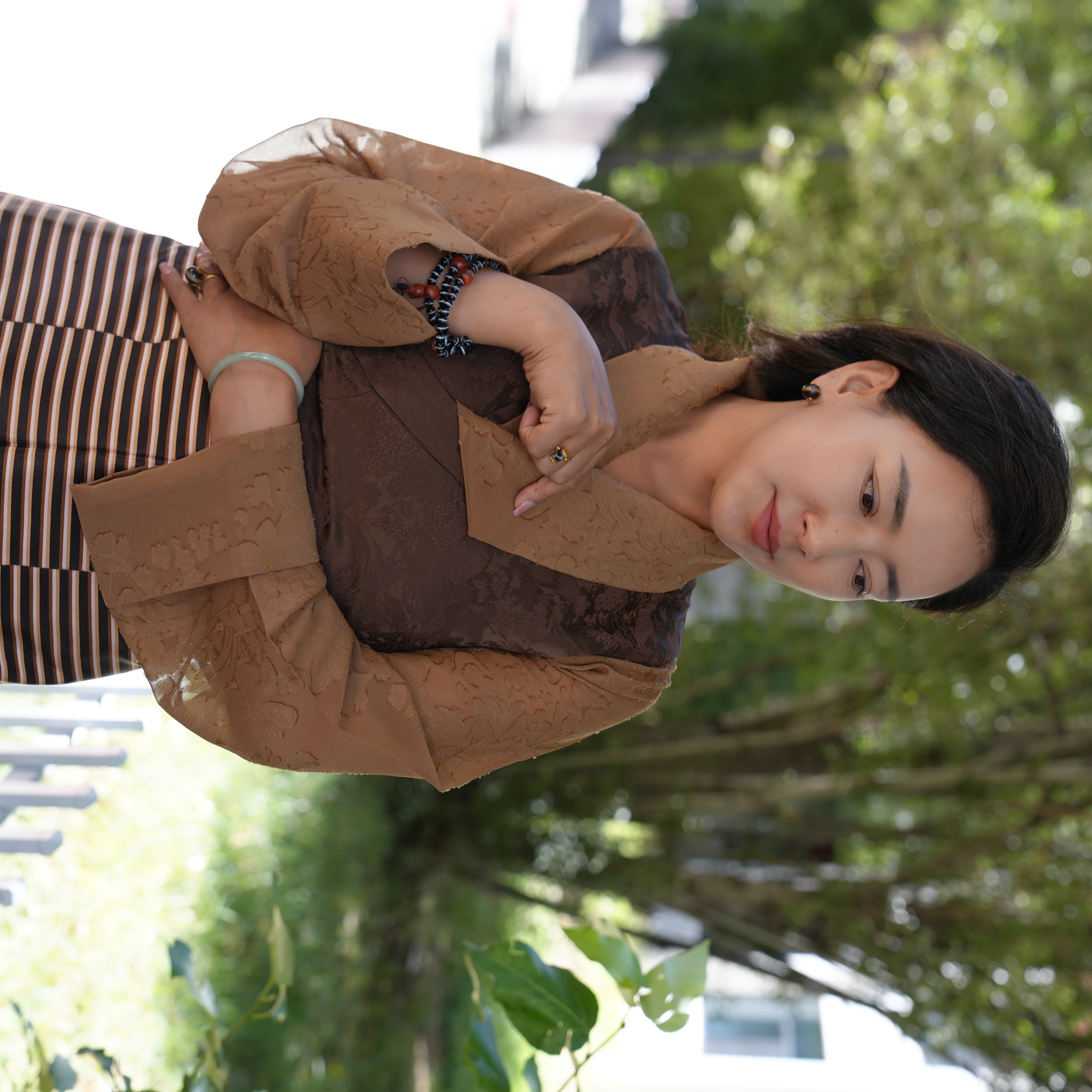 民族服传统藏袍无袖搭配网纱衬衣拉萨服夏季款藏式女款传统