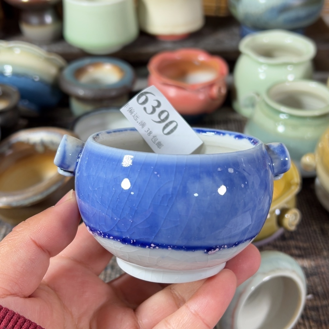 陶瓷景德镇手工花盆