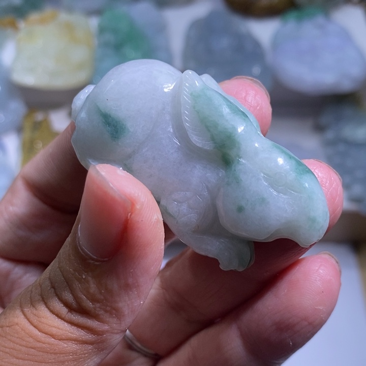 【闪购商品】颈饰未镶嵌翡翠兔