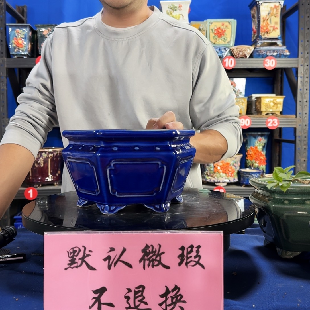 569宝蓝大瑕疵随机介意勿拍不退换外口20内深11